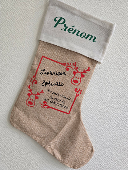 Chaussettes de Noël personnalisées