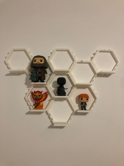 Etagère Funko Pop Hexagonale