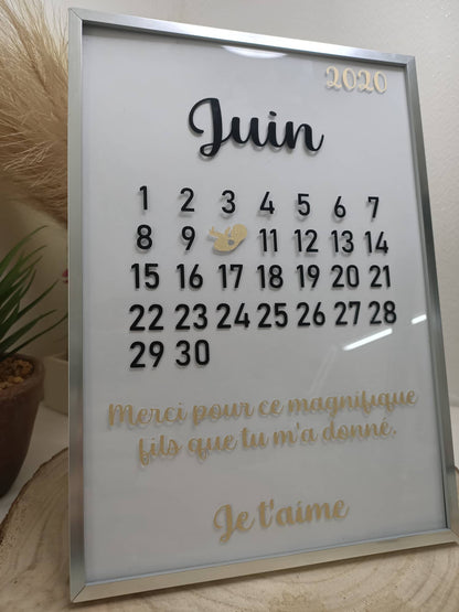 Cadre calendrier